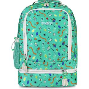 imageBentgo Kids 2in1 Backpack ampamp Insulated Lunch Bag  Durable 16 Backpack ampamp Lunch Container in Unique Prints for School ampamp Travel  Water Resistant Padded ampamp Large Compartments Bug BuddiesBug Buddies