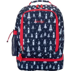 imageBentgo Kids 2in1 Backpack ampamp Insulated Lunch Bag  Durable 16 Backpack ampamp Lunch Container in Unique Prints for School ampamp Travel  Water Resistant Padded ampamp Large Compartments Bug BuddiesRocket
