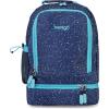 imageBentgo Kids 5Compartment Lunch Box Set With Insulated Lunch Bag and 2in1 Backpack amp Insulated Lunch Bag Confetti Edition  Abyss Blue