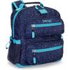 imageBentgo Kids 5Compartment Lunch Box Set With Lightweight 14 Kids Backpack Confetti Edition  Abyss Blue
