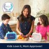 imageBentgo Kids 5Compartment Lunch Box With Kids 2in1 Backpack amp Insulated Lunch Bag Confetti Edition  Abyss Blue