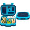 imageBentgo Kids 5Compartment Lunch Box With Kids 2in1 Backpack amp Insulated Lunch Bag Confetti Edition  Abyss Blue
