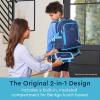 imageBentgo Kids 5Compartment Lunch Box With Kids 2in1 Backpack amp Insulated Lunch Bag Confetti Edition  Abyss Blue