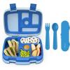 imageBentgo Kids BentoStyle 5Compartment Lunch Box With Kids Reusable Plastic Utensils Blue