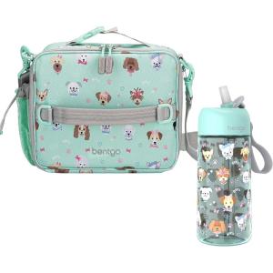 imageBentgo Kids Lunch Bag Set Water Bottle  New amp Improved 2023 Puppy Love
