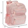 imageBentgo Kids 5Compartment Lunch Box Set With Lightweight 14 Kids Backpack Glitter Edition  Petal Pink