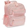 imageBentgo Kids 5Compartment Lunch Box Set With Lightweight 14 Kids Backpack Glitter Edition  Petal Pink