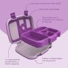 imageBentgo Kids BentoStyle 5Compartment Lunch Box With Kids Reusable Plastic Utensils Purple